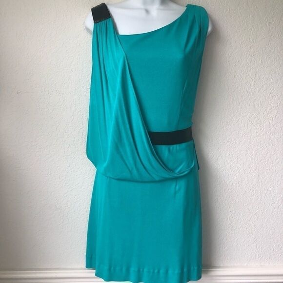 MILLY OF NEW YORK TURQUOISE DRESS - Picture 1 of 8